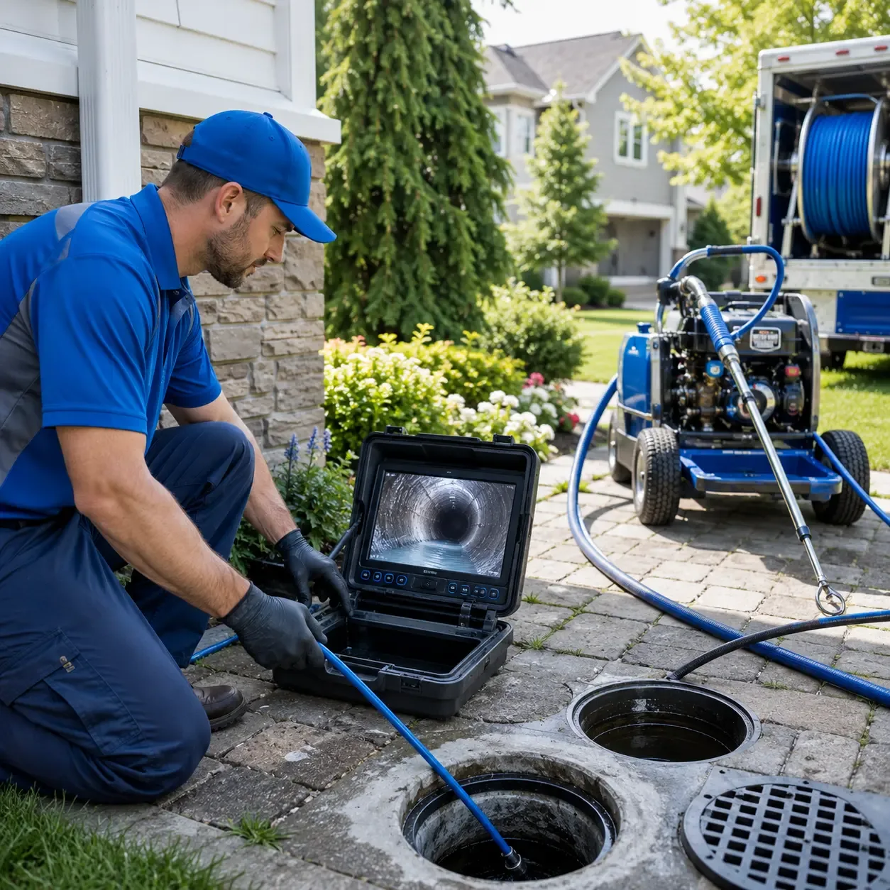 Outdoor drain cleaning professionals serving Clayton, GA